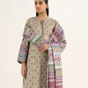 3 Piece – Embroidered Lawn Suit