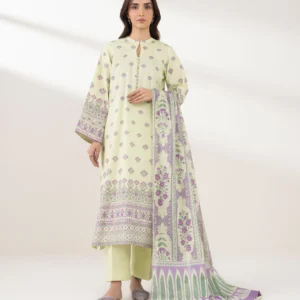 3 Piece – Embroidered Lawn Suit