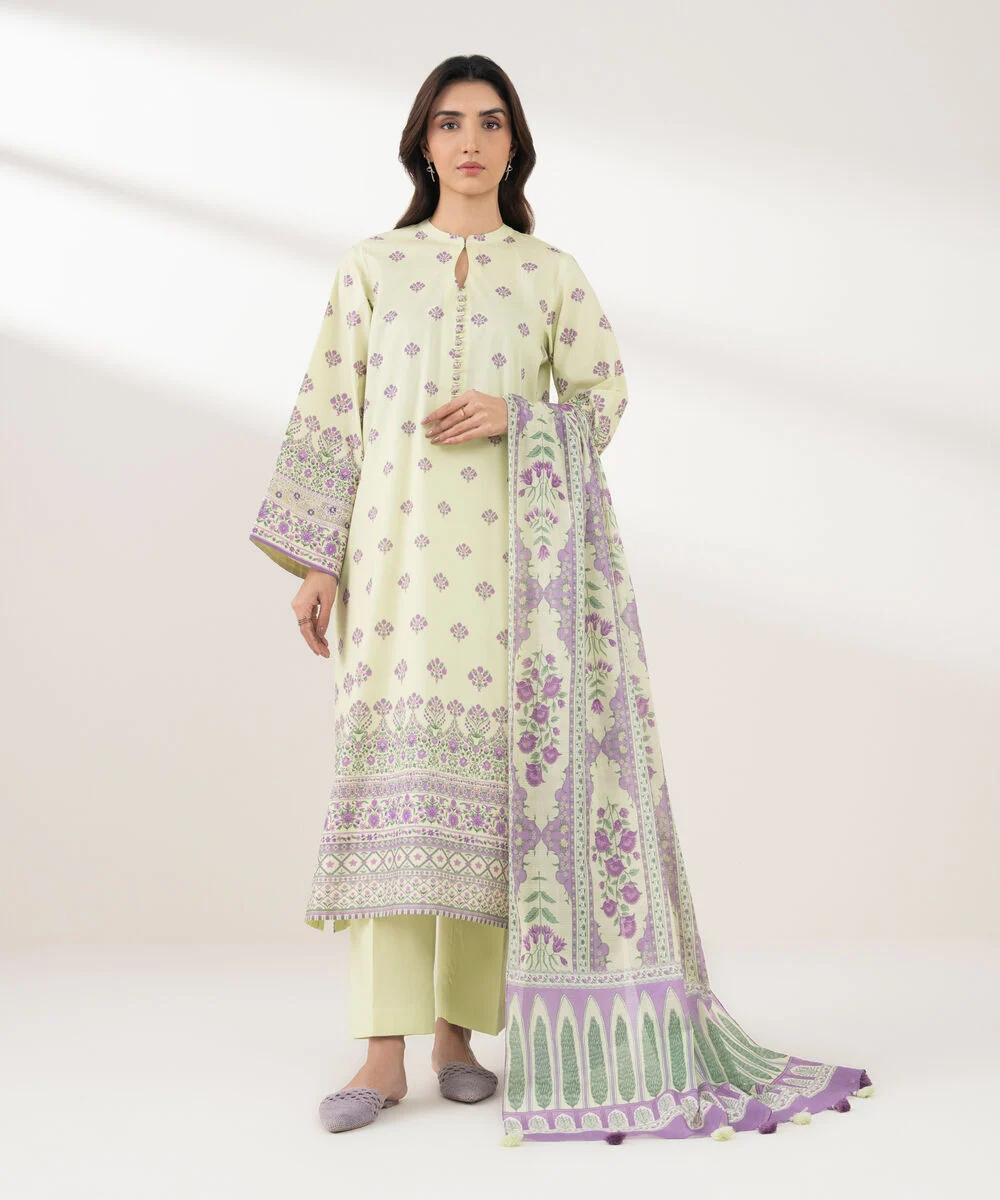 3 Piece - Embroidered Lawn Suit