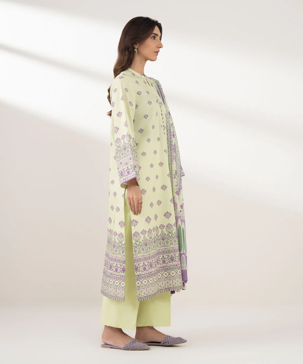 3 Piece - Embroidered Lawn Suit