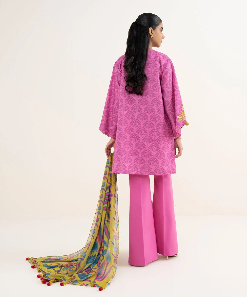3 Piece - Embroidered Lawn Suit